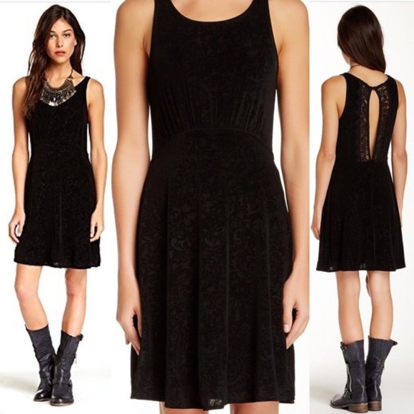 Free People Lady Jane Lace Floral Print Dress S - Picture 5 of 16